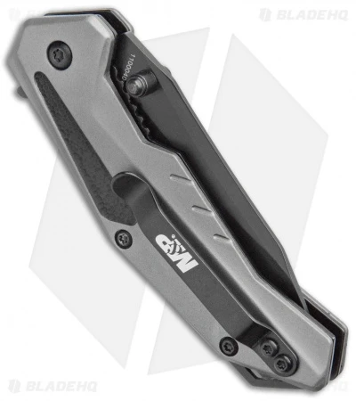M&P M2.0 U.G. Assisted Knife Gray Aluminum (3" Black) 1100040 - Image 3