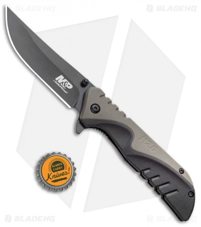 M&P M2.0 U.G. Spring Assisted Knife OD Overmold (3.25" Black) 1100042 - Image 4
