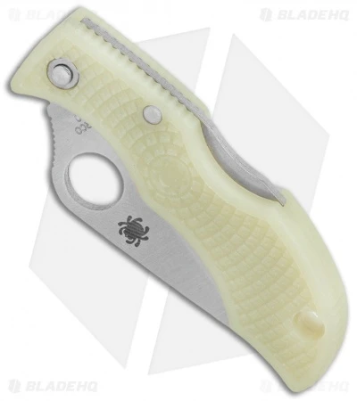 Spyderco Ladybug 3 Knife Glow FRN (1.9" Satin) LPGITD3 - Image 2