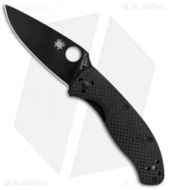Spyderco Tenacious Folding Knife Carbon Fiber/G-10 (3.375" Black) C122CFBBKP