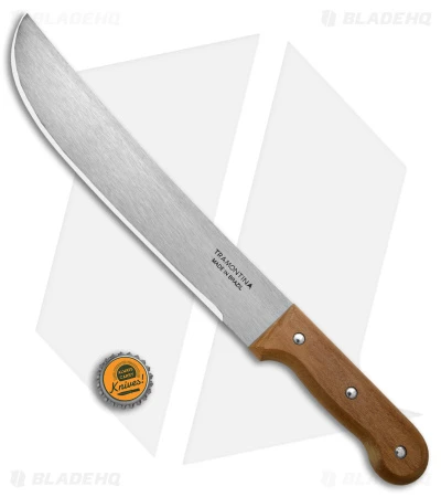 Tramontina Machete Fixed Blade Knife Wood (12" Satin) - Image 3