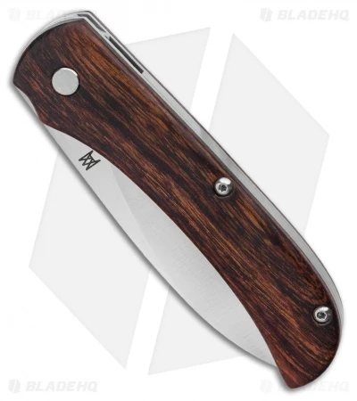 TuyaKnife MAS Martin Annegarn Streetlegal Slip Joint Knife Ironwood (3" Satin) - Image 2