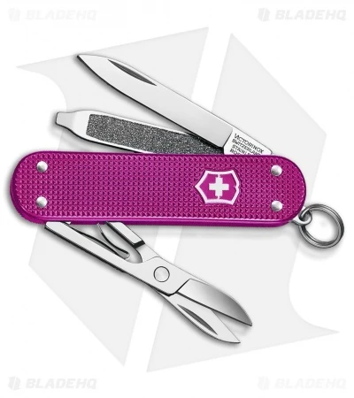 Victorinox Swiss Army Knife Classic SD Alox Flamingo Party Aluminum