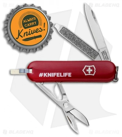 Victorinox Classic SD Swiss Army Knife Blade HQ "Knifes" - Image 4
