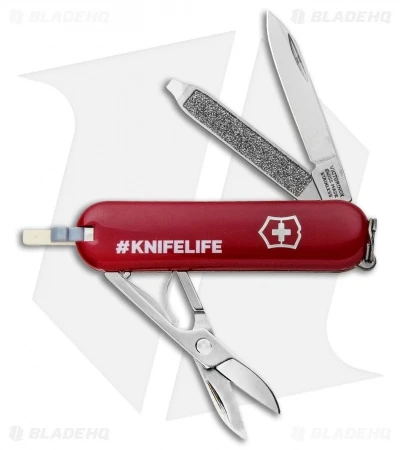 Victorinox Classic SD Swiss Army Knife Blade HQ "Knifes" - Image 2