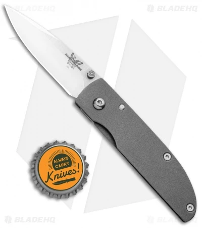 Vintage Benchmade Big Spender Frame Lock Knife (3.625" Satin) 335D2 - Image 5