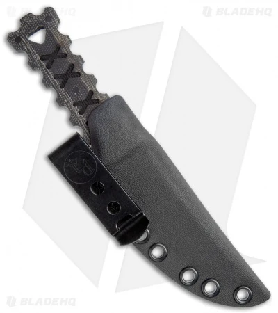 Williams Blade Design HZM Mini Kaiken Knife Black Micarta (3.5" Black) HZM-001 - Image 3