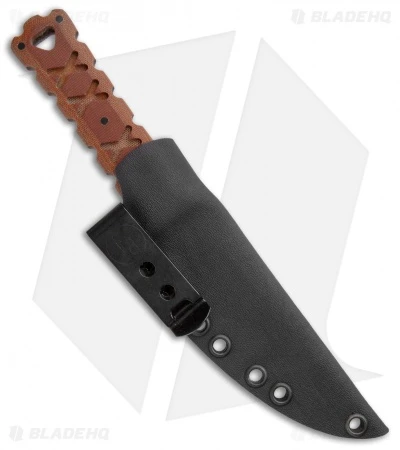 Williams Blade Design HZK Fixed Blade Knife Burlap Micarta (4.25" Black) HZK-003 - Image 3