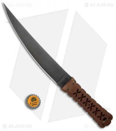 Williams Blade Design HZO Fixed Blade Knife Burlap Micarta (9" Black) HZO-002 - Image 4