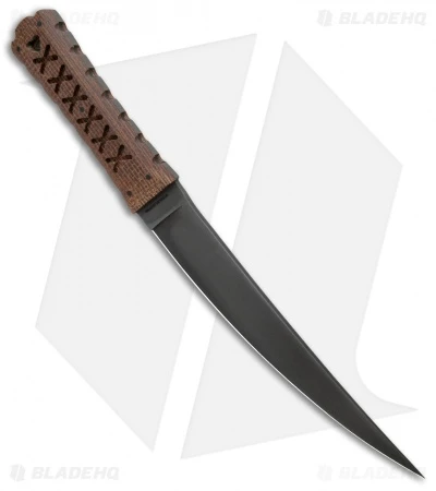 Williams Blade Design HZO Fixed Blade Knife Burlap Micarta (9" Black) HZO-002 - Image 2