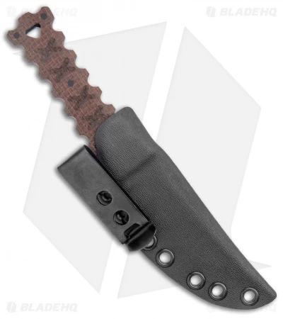 Williams Blade Design Hira Zukuri Mini Kaiken Fixed Blade Micarta (3.5" Black) - Image 3