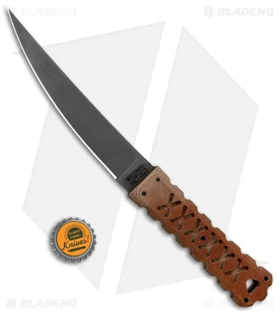 Williams Blade Design Hira Zukuri HZT 003 Tanto Fixed Blade Micarta (6.3" Black) - Image 4