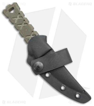 Williams Blade Design Shobu Zukuri Mini Kaiken Green Micarta (3.5" Apocalyptic) - Image 3