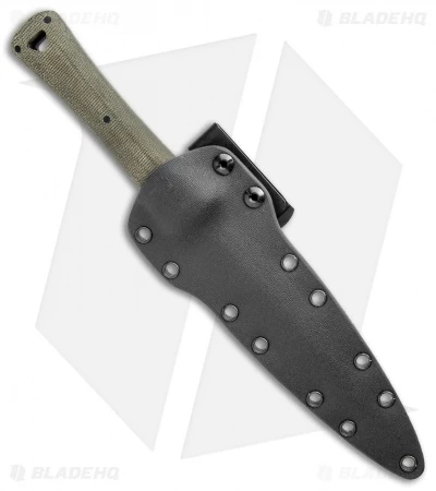 Williams Blade Design SMD Fixed Blade Knife Canvas Micarta (5.8" Gray) SMD-003 - Image 3