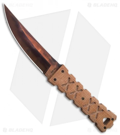 Williams Blade Design SZK Natural Canvas Micarta (4.5" Apocalyptic) SZK-003