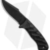 Winkler Knives Jaeger Fixed Blade Knife Black Micarta (3.75" Black)