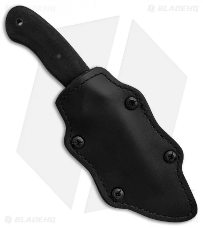 Winkler Knives Jaeger Fixed Blade Knife Black Rubber (3.75" Black) - Image 3