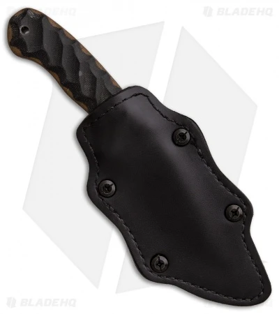 Winkler Knives Jaeger Fixed Blade Knife WASP Micarta (3.75" Black) - Image 3