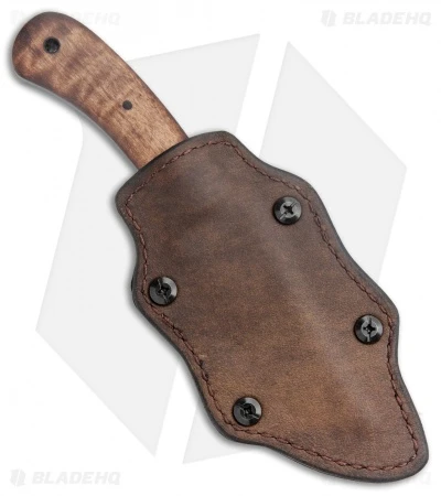 Winkler Knives Blue Ridge Hunter Fixed Blade Knife Maple (4.1" Black) - Image 3