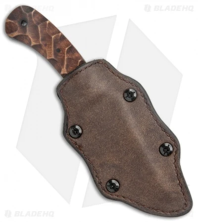 Winkler Knives Blue Ridge Hunter Fixed Blade Knife Sculpted Maple (4.1" Black) - Image 3