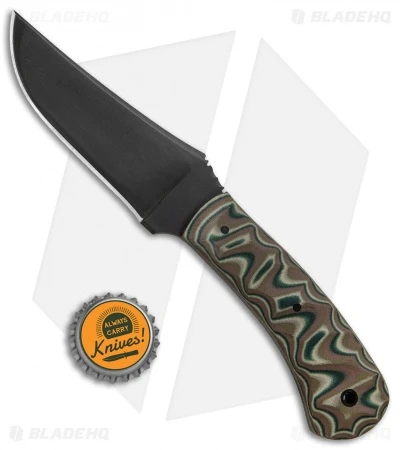 Winkler Knives Blue Ridge Hunter Fixed Blade Knife Multi-Cam G-10 (4.1" Black) - Image 4