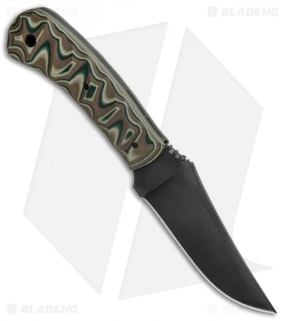 Winkler Knives Blue Ridge Hunter Fixed Blade Knife Multi-Cam G-10 (4.1" Black) - Image 2