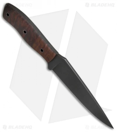 Winkler Knives Recon Fixed Blade Knife Maple (5.875" Black) - Image 2