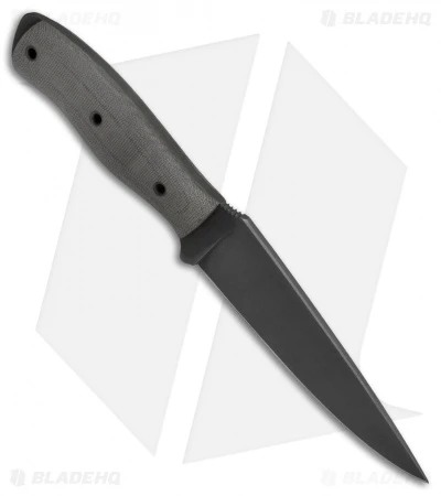 Winkler Knives Recon Fixed Blade Knife Black Micarta (5.875" Black) - Image 2