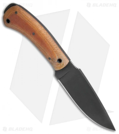 Winkler Knives Woodsman Fixed Blade Knife Tan Canvas Laminate (4.25" Caswell) - Image 2