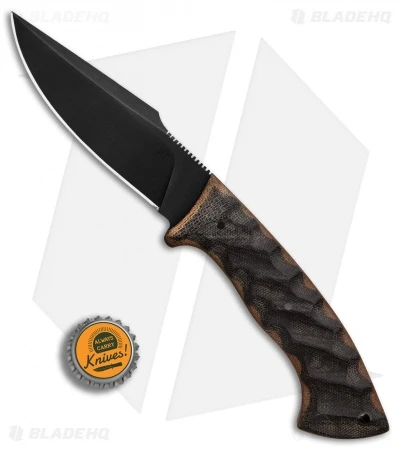 Winkler Knives Pathfinder Fixed Blade Knife WASP Micarta (4.75" Black) - Image 4