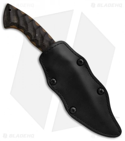 Winkler Knives Pathfinder Fixed Blade Knife WASP Micarta (4.75" Black) - Image 3
