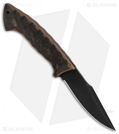 Winkler Knives Pathfinder Fixed Blade Knife WASP Micarta (4.75" Black) - Image 2