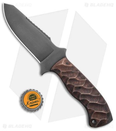 Winkler Utility Crusher Fixed Blade Knife Sculpted Maple (4.75" Black) WK046 - Image 4
