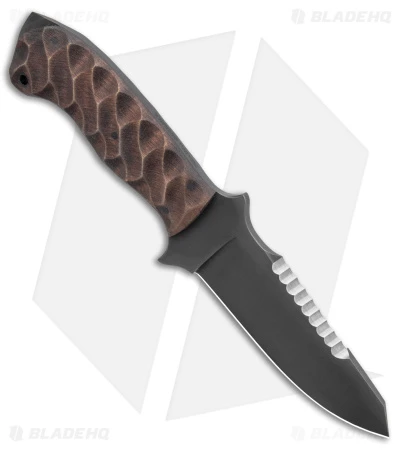 Winkler Utility Crusher Fixed Blade Knife Sculpted Maple (4.75" Black) WK046 - Image 2