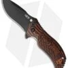 Zero Tolerance 0350 A/O Knife Moccasin (3.25" Black) ZT 0350MOC