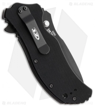 Zero Tolerance 0350 A/O Knife Predator Green (3.25" Black) ZT 0350PG - Image 2