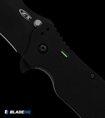 Zero Tolerance 0350 Assisted Opening Knife Tritium Black G-10 (3.25" Black) - Image 5
