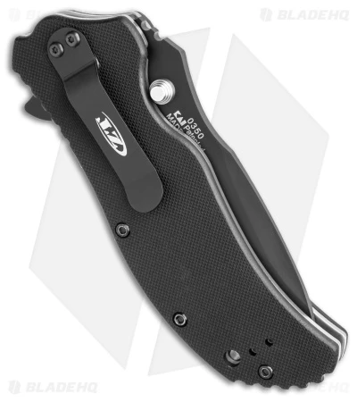 Zero Tolerance 0350 Assisted Opening Knife Tritium Black G-10 (3.25" Black) - Image 3