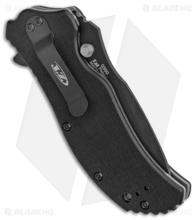 Zero Tolerance 0350 Assisted Opening Knife Black Cherry G-10 (3.25" Black) - Image 3