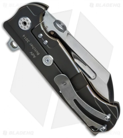 Andre De Villiers Mid-Tech Butcher Frame Lock Knife Bronze (3.75" Satin) AdV - Image 3