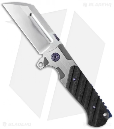 Andre De Villiers Custom Butcher V2 Flipper Carbon Fiber (3.75" Satin) AdV