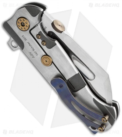 Andre De Villiers Custom Butcher V2 Flipper LSCF (3.75" Satin) AdV - Image 3