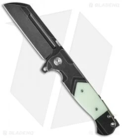 Andre De Villiers Custom Mega Butcher Knife Distress/Glow (4.5" Black SW) AdV