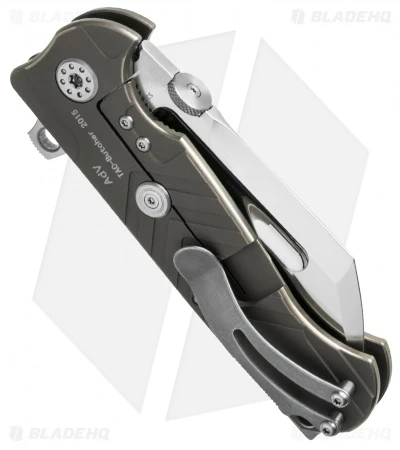 Andre De Villiers Mid-Tech Butcher V2 Knife Bronze (3.75" Satin) AdV - Image 3