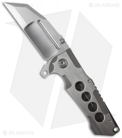 Andre De Villiers Mid-Tech Invader Frame Lock Knife (3.75" Satin) AdV