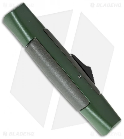 AKC 007 Concord NATO Military OTF Automatic Knife Green/Gray (2.75" Black Flat) - Image 2