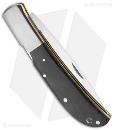 Al Mar Eagle Classic Lockback Knife Black Micarta (4" Satin) 1005BM - Image 2