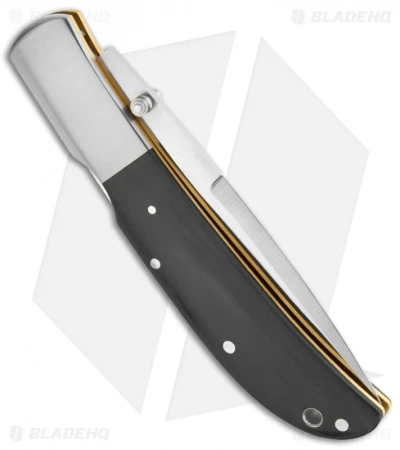 Al Mar Eagle Classic Talon Lockback Knife Black Micarta (4" Satin) 1005BMT - Image 2