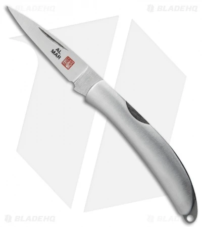 Al Mar Classic Osprey Pocket Knife Stainless Steel (1.65" Satin Plain) 1001SS