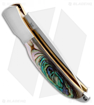 Al Mar Classic Osprey Pocket Knife Mother Of Pearl (1.65" Satin Plain) 1001P - Image 2